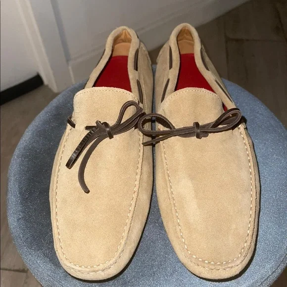 Carolina Herrera Tan Suede Loafers Loafers & Lace-up - Flats - Shoes - Women - CH Carolina  main image 3